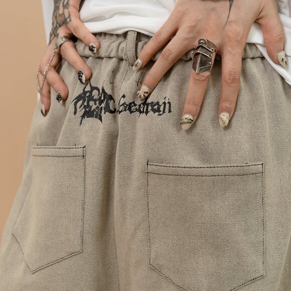 NEW ACDC Rag x Gedraji Cryptid Corpse Beige Cargo Pants - Picture 7 of 9